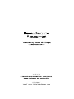 cover image of Human Resource Management